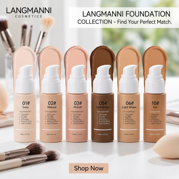 Langmanni Full Coverage Liquid Foundation