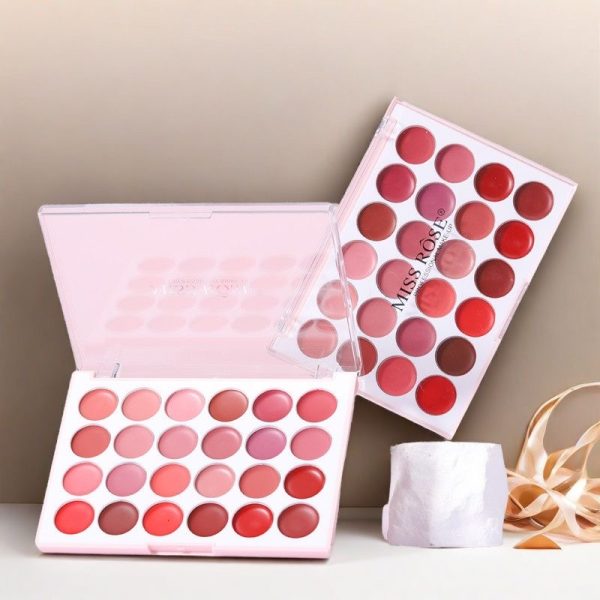 MISS RÔSE All Round 24-Colors Matte Lip Cream Palette
